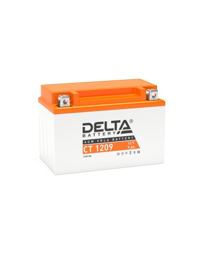 Delta CT 1209. Аккумулятор герметичный свинцово-кислотный стартерный. Delta в Хабаровске