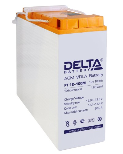 Delta FT 12-100 M. Аккумулятор герметичный свинцово-кислотный. Delta в Хабаровске