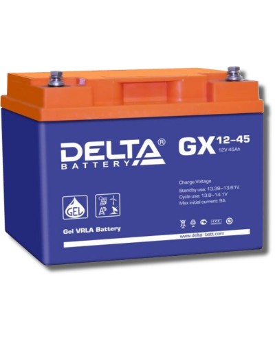 Delta GX 12-45. Аккумулятор герметичный свинцово-кислотный. Delta в Хабаровске