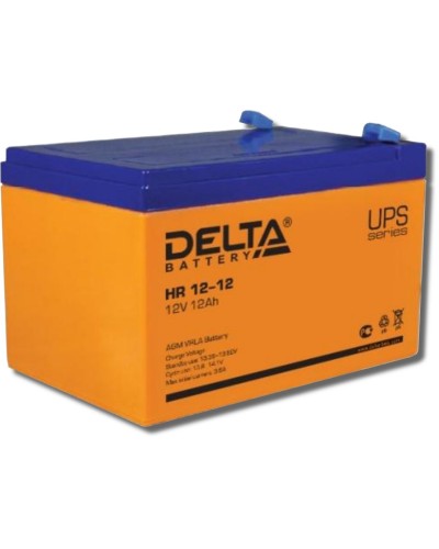 Delta HR 12-12. Аккумулятор герметичный свинцово-кислотный. Delta в Хабаровске