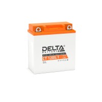 Delta CT 1205.1. Аккумулятор герметичный свинцово-кислотный стартерный. Delta