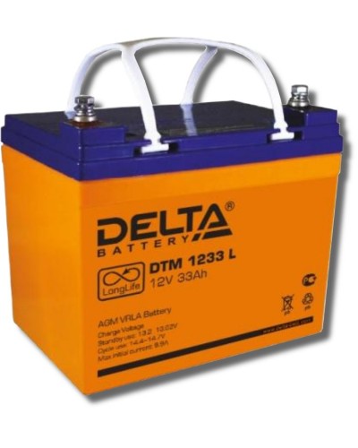 Delta DTM 1233 L. Аккумулятор герметичный свинцово-кислотный. Delta в Хабаровске