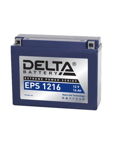 Delta EPS 1216. Аккумулятор герметичный свинцово-кислотный стартерный. Delta в Хабаровске