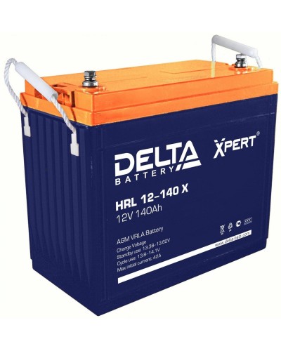 Delta HRL 12-140 X. Аккумулятор герметичный свинцово-кислотный. Delta в Хабаровске