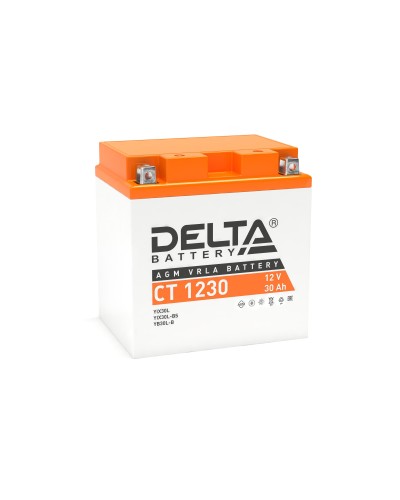 Delta CT 1230. Аккумулятор герметичный свинцово-кислотный стартерный. Delta в Хабаровске