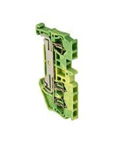 JXB-ST-2.5 3-проводная, земля, желто-зеленная (plc-jxb-st-2.5-3-pen). Колодка клеммная пружинная. EKF в Хабаровске