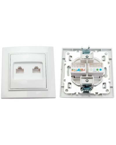 Минск Розетка RJ-45+Phone СП (ERK00-135-10). Розетка RJ-45+Phone СП. EKF в Хабаровске