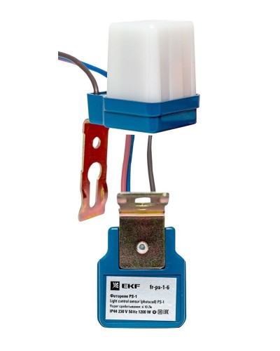 Фотореле PS-1 6А 1200Вт IP44 (fr-ps-1-6). Фотореле. EKF в Хабаровске