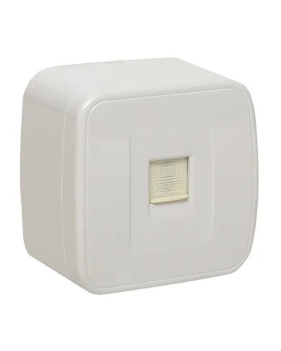Минск Розетка RJ-45 1-местная ОП 1А (EGK01-035-10). Розетка RJ-45 1-местная ОП 1А. EKF в Хабаровске