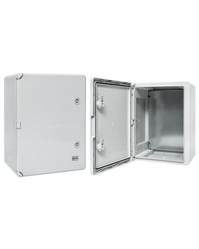 Бокс пластиковый с монтажной платой 400х300х220 IP65 PROxima (PB65MP004). Бокс пластиковый антивандальный. EKF в Хабаровске