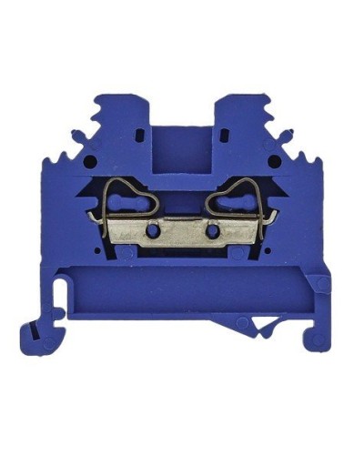 JXB-S-2.5 2-проводная, синяя (plc-jxb-s-2.5b). Колодка клеммная пружинная. EKF в Хабаровске