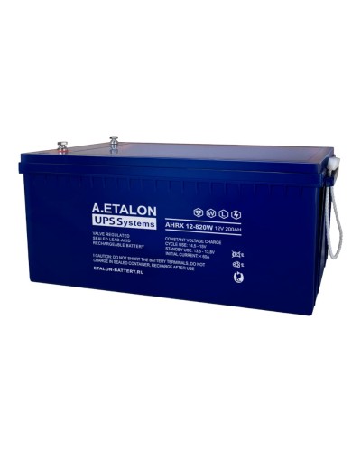 A.ETALON AHRX 12-820W (120). Аккумулятор герметичный свинцово-кислотный. ETALON в Хабаровске