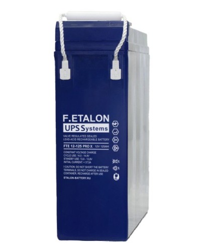 F.ETALON FTE 12-125 PRO X. Аккумулятор герметичный свинцово-кислотный. ETALON в Хабаровске