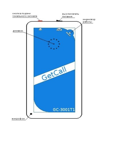 GC-3001T1. Переговорное устройство ремонтной связи. GETCALL в Хабаровске