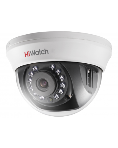 DS-T201(B) (2.8мм). Бюджетная видеокамера мультиформатная купольная. HiWatch в Хабаровске