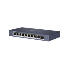 DS-3E0510HP-E. Коммутатор с питанием POE. Hikvision