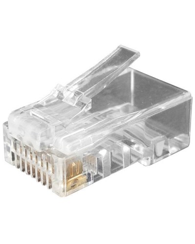 PLUG-8P8C-U-C6-100 (100 шт). Разъем RJ-45. Hyperline в Хабаровске