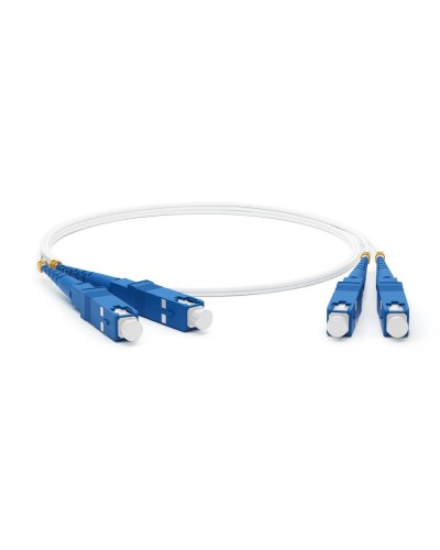 FC-D2-9A1-SC/UR-SC/UR-H-1M-LSZH-WH. Патч-корд волоконно-оптический SC-SC. Hyperline в Хабаровске