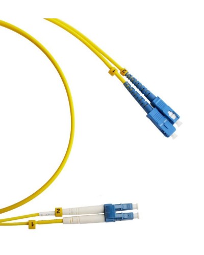 FC-D2-9-LC/UR-SC/UR-H-3M-LSZH-YL. Патч-корд волоконно-оптический LC/UPC-SC/UPC. Hyperline в Хабаровске