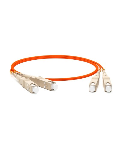 FC-D2-50-SC/PR-SC/PR-H-1M-LSZH-OR. Патч-корд волоконно-оптический SC-SC. Hyperline в Хабаровске