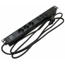 SHE19-3SH-3IEC-2.5EU. Блок розеток 19. Hyperline