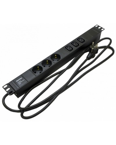 SHE19-3SH-3IEC-2.5EU. Блок розеток 19. Hyperline в Хабаровске
