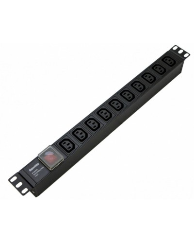 SHE19-10IEC-S-IEC. Блок розеток 19. Hyperline в Хабаровске