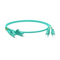 FC-D2-503-LC/PR-LC/PR-H-10M-LSZH-AQ. Патч-корд волоконно-оптический многомодовый. Hyperline
