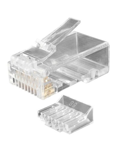 PLUG-8P8C-UV-C6-100 (100 шт). Разъем RJ-45. Hyperline в Хабаровске