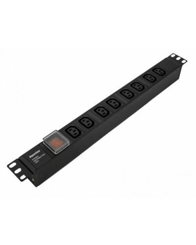 SHE19-8IEC-S-IEC. Блок розеток 19. Hyperline в Хабаровске