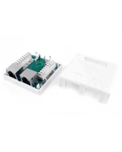 SB1-2-8P8C-C6-SH-WH. Розетка RJ-45. Hyperline в Хабаровске