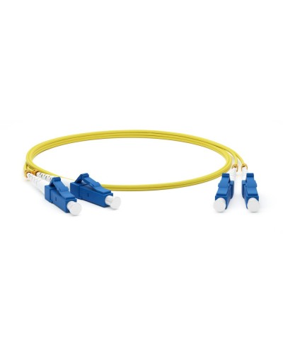 FC-D2-9-LC/UR-LC/UR-H-5M-LSZH-YL. Патч-корд волоконно-оптический одномодовый. Hyperline в Хабаровске