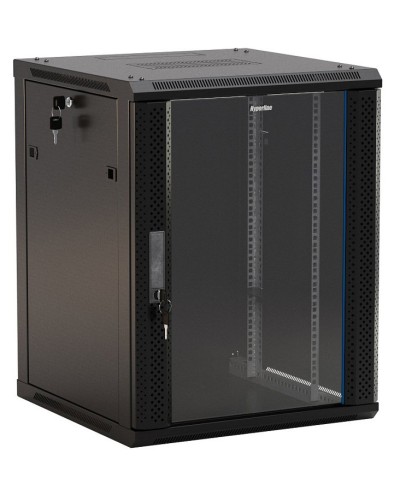 TWB-1545-GP-RAL9004. Шкаф телекоммуникационный 19 настенный 15U. Hyperline в Хабаровске