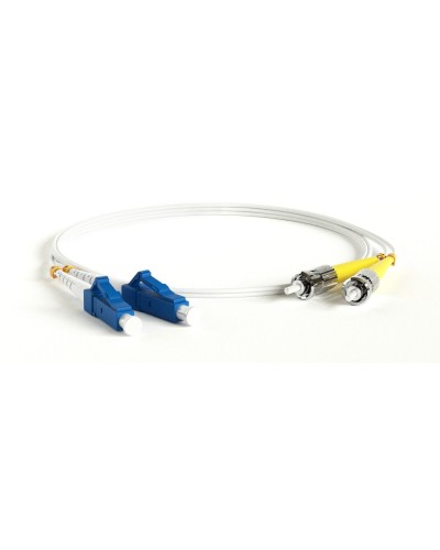 FC-D2-9A1-LC/UR-ST/UR-H-1M-LSZH-WH. Патч-корд волоконно-оптический ST-LC. Hyperline в Хабаровске
