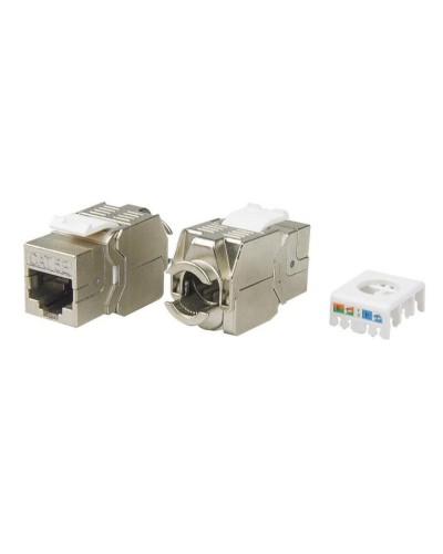 KJ8-8P8C-C5e-180-TLS-SH-F-WH. Вставка Keystone Jack RJ-45. Hyperline в Хабаровске