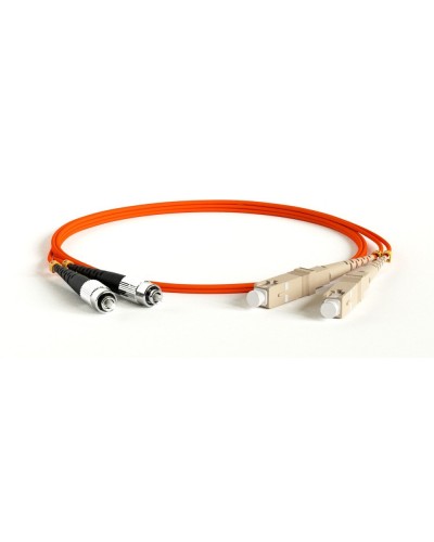 FC-D2-50-FC/PR-SC/PR-H-1M-LSZH-OR. Патч-корд волоконно-оптический SC-FC. Hyperline в Хабаровске