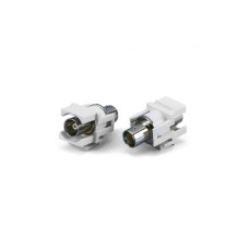 KJ1-BNC-D-WH. Вставка Keystone Jack RJ-45. Hyperline