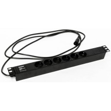 SHE19-6SH-2.5IEC. Блок розеток 19. Hyperline