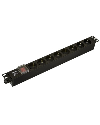 SHE19-8SH-S-CB. Блок розеток 19. Hyperline в Хабаровске
