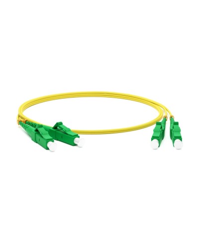 FC-D2-9-LC/AR-LC/AR-H-2M-LSZH-YL. Патч-корд волоконно-оптический одномодовый. Hyperline в Хабаровске