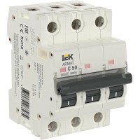 M06N 3P C 50А 6кА ARMAT (AR-M06N-3-C050). Автоматический выключатель. IEK