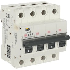 M06N 4P C 63А 6кА ARMAT (AR-M06N-4-C063). Автоматический выключатель. IEK