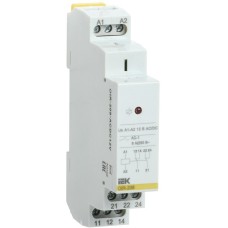 Реле промежуточное модульное OIR 2 контакта 8А 12В AC/DC (OIR-208-ACDC12V). Реле промежуточное модульное. IEK