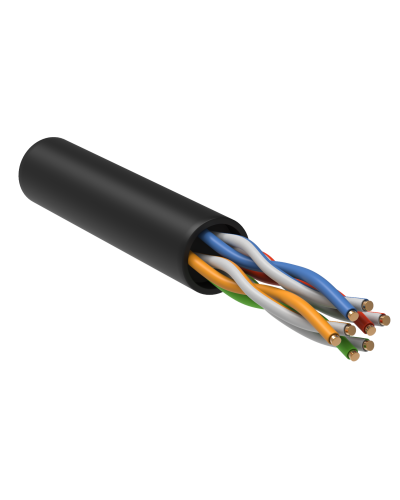 GENERICA U/UTP кат.5E 24AWG 4 пары LDPE черный (BC3-C5E04-139-305-R-G). Кабель «витая пара» (LAN) для структурированных систем связи. IEK в Хабаровске