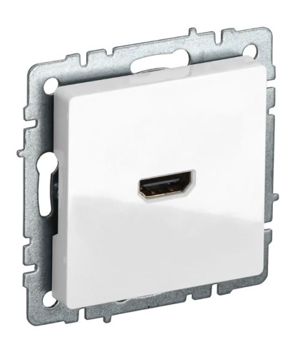 Розетка HDMI РHDMI-0-БрБ белая BRITE (BR-H10-K01). Розетка HDMI. IEK в Хабаровске