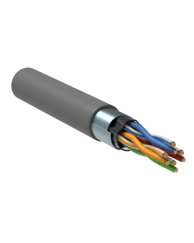 GENERICA F/UTP кат.5E 24AWG 4 пары LSZH серый (BC1-C5E04-321-305-R-G). Кабель «витая пара» (LAN) для структурированных систем связи. IEK в Хабаровске