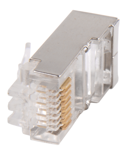 GENERICA Разъём RJ-45 FTP для кабеля кат. 5Е (20 шт) (CS3-1C5EF-G). Разъем RJ-45. IEK в Хабаровске