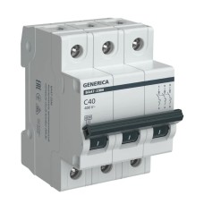 GENERICA ВА47-29М 3P C 40А 4,5кА (MVA21-3-040-C-G). Автоматический выключатель. IEK