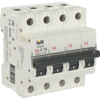 M06N 4P C 16А 6кА ARMAT (AR-M06N-4-C016). Автоматический выключатель. IEK