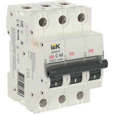 M06N 3P C 40А 6кА ARMAT (AR-M06N-3-C040). Автоматический выключатель. IEK